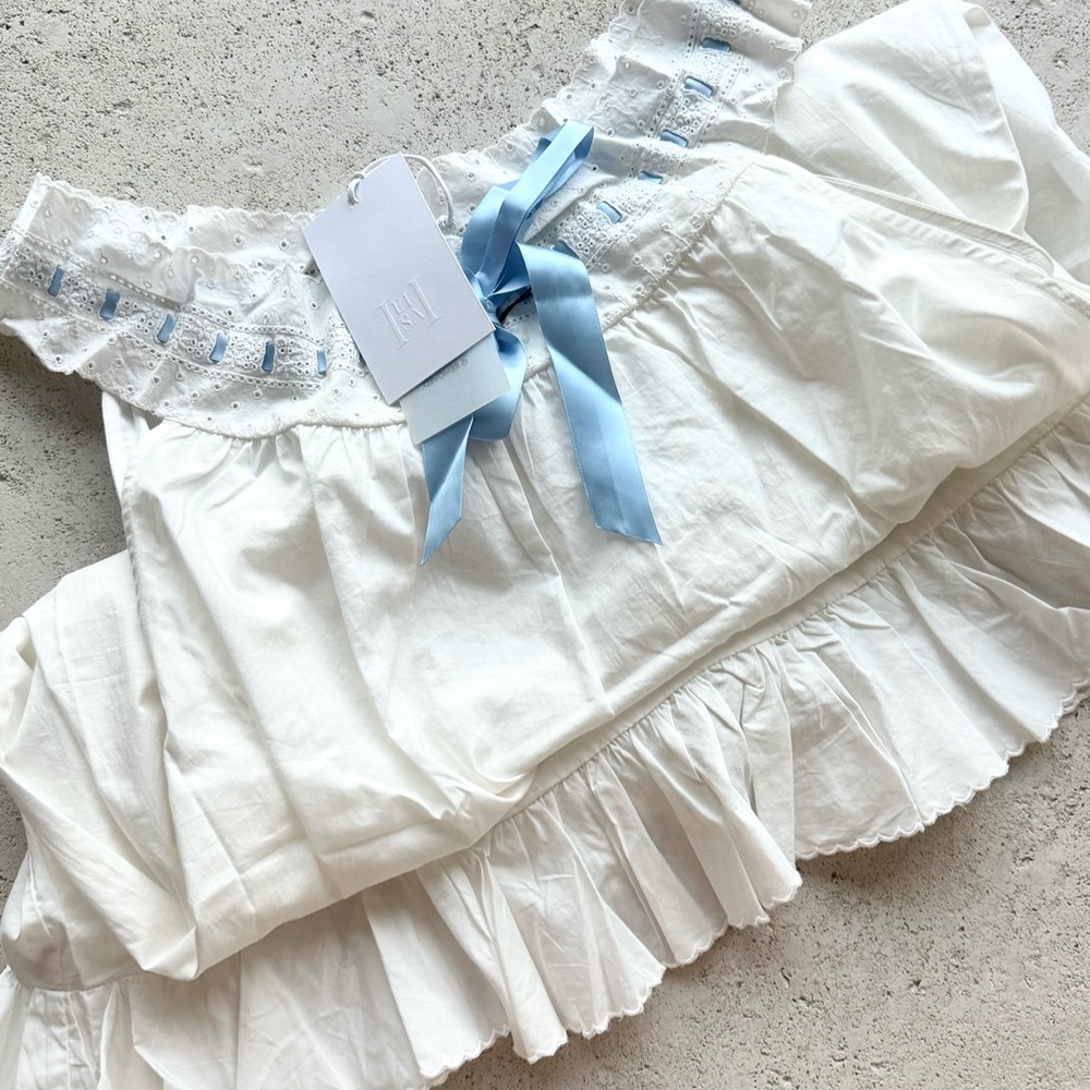 NWT Helsa Summer Vintage nightgown babydoll dress 100% cotton - Picture 3 of 6